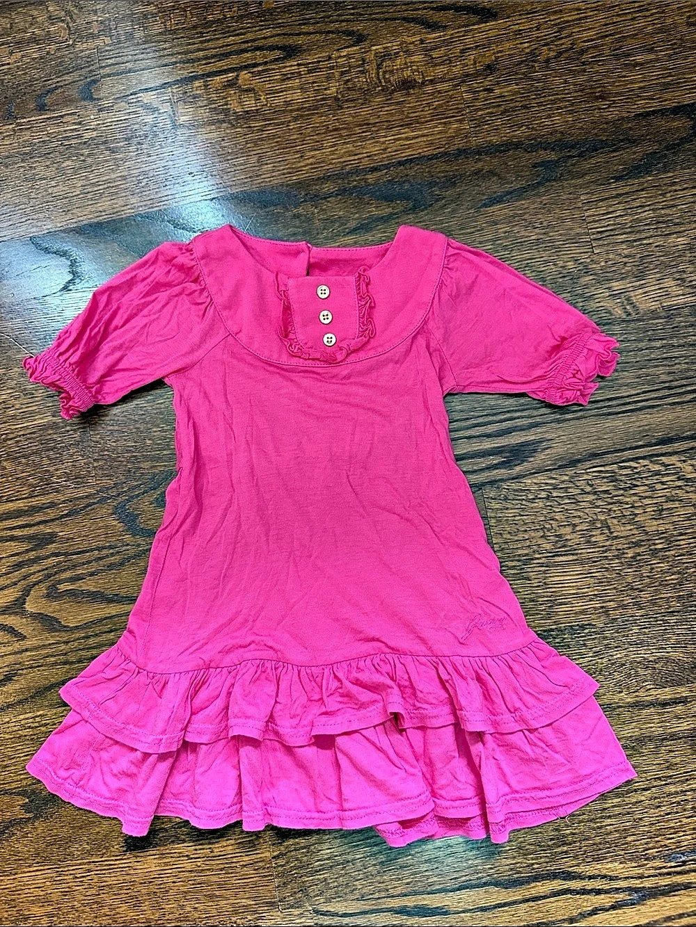 Juicy Couture Kids Pink Ruffle Dress Like New